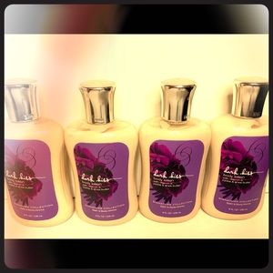 Bath and Body Works Dark Kiss body lotion bundle